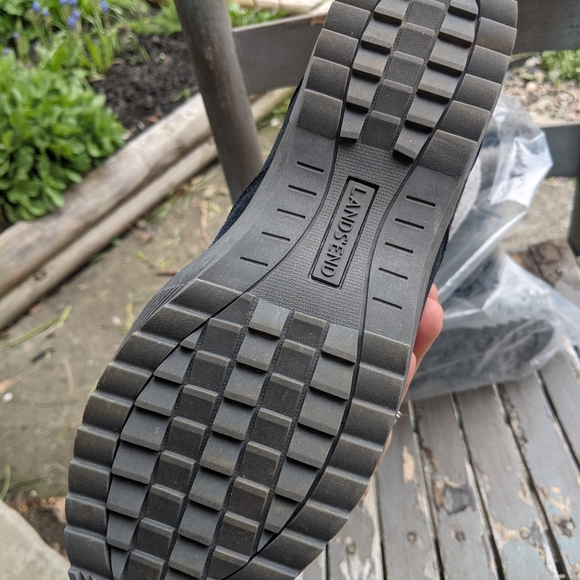 Lands' End Tall Navy Blue Insulated Winter Boots 9 - Picture 5 of 6